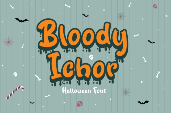 Bloody Ichor: A Spooky Display Font for Bold Web Design