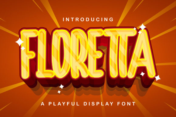 Floretta: A Playful Display Font for Fresh Brand Identities