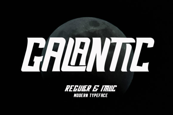Galantic: A Bold Display Font for Modern Web Design and Digital Branding