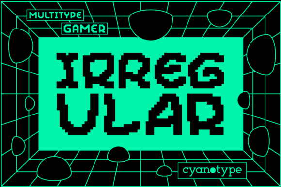 Gamer Irregular: A Pixelated Display Font for Modern Web Design Projects