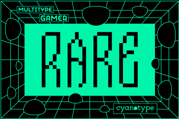 Gamer Rare: A Bold Display Font for Editorial Creativity