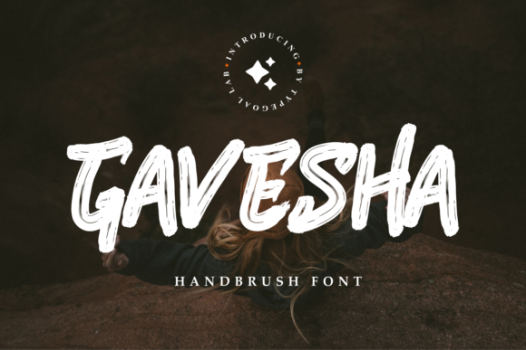 Gavesha: A Dynamic Display Font for Modern Marketing Visuals