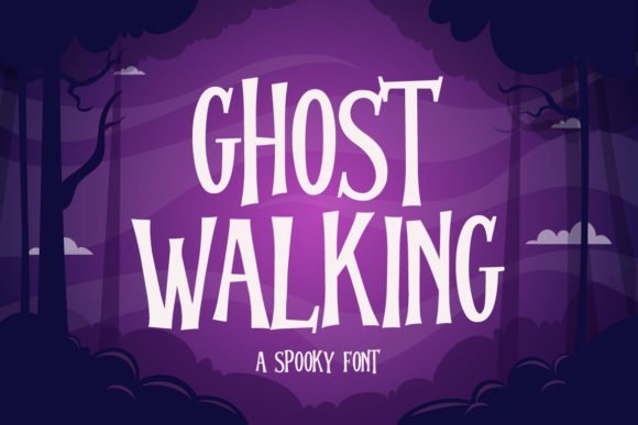 Ghost Walking: The Perfect Spooky Display Font for Crafters and Sellers