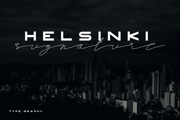 Helsinki Signature: A Modern Display Font for Digital Branding
