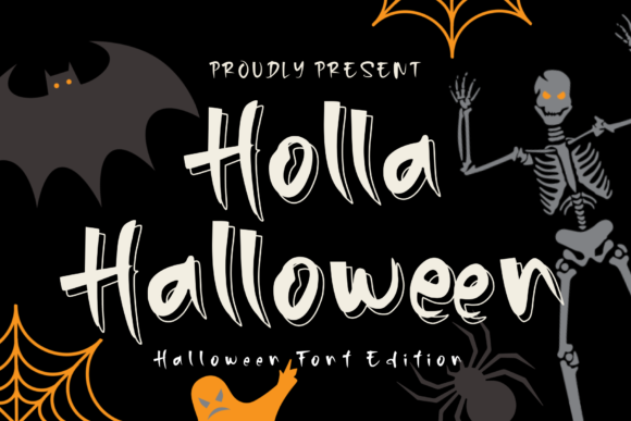 Holla Halloween Font: Elevate Your Brand with a Playful Display Typeface