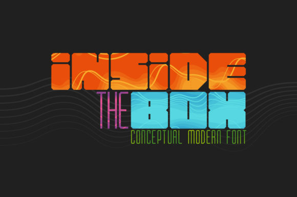 Inside the Box: A Whimsical Display Font for Makers and Sellers