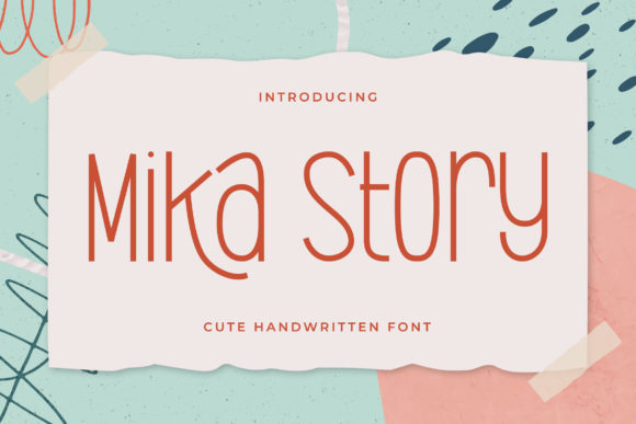Mika Story: A Charming Display Font for Lifestyle and Editorial Design