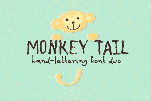 Monkey Tail: A Playful Display Font for Editorial Design and Digital Publishing