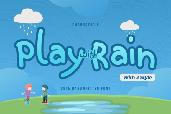 Play with Rain: A Display Font That Brings Joy to Campaign Design