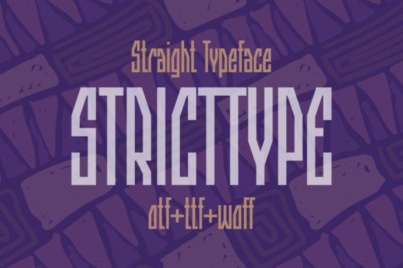 Stricttype: A Robotic Display Font That Elevates Web Design