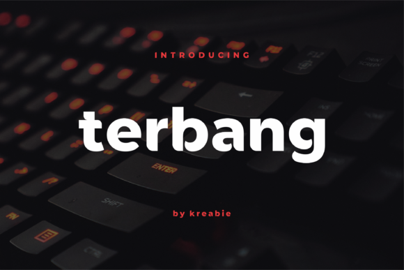 Terbang: A Bold Display Font That Elevates Your Brand