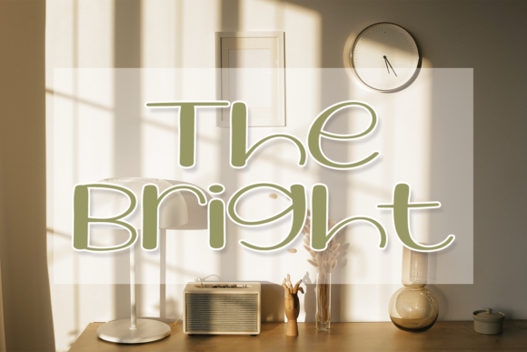 The Bright: A Modern Display Font for Handmade Labels, Invitations, and More