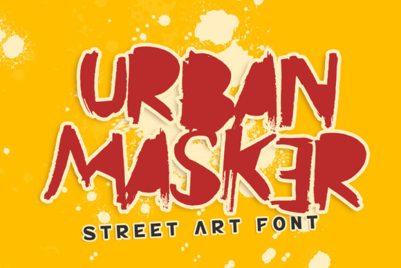 Urban Masker: A Bold Display Font for Dynamic Editorial Design