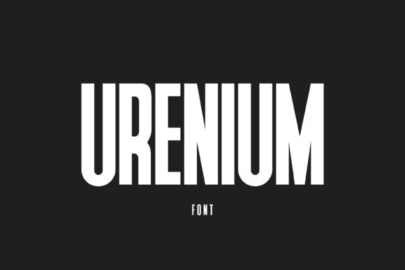 Urenium: A Bold Display Font That Elevates Small Business Branding