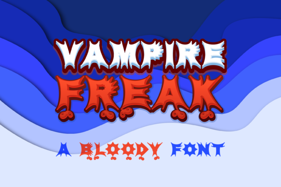 Vampire Freak: A Display Font with Personality for Editorial Design