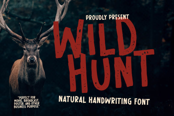 Wild Hunt: A Bold Display Font for Editorial Design and Digital Publishing